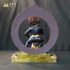 Loto Dorado Morado Artesanía de Nepal Tíbet Dios Tántrico de la Riqueza de Tíbet Dios Negro de la Riqueza Adornos de Cobre Puro