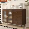 Aparador de ratán estilo francés, mueble de almacenamiento, mueble de almacenamiento para cocina, mueble para té en casa, zapatero de pie para recibidor de casa