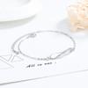 Pulsera de pareja Mobius de venta caliente para hombres y mujeres, un par de regalo de San Valentín, cuerda de mano tejida, pulsera de nicho con letras