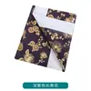 Sudario para cremación, hermoso satén de cinco capas con estampado dorado, sudario y colchón cubiertos de oro y plata, juego completo para hombres y mujeres