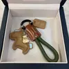 Enriqueça Imediatamente, Presente de Couro Exquisito e Simples para Casal, Pingente de Bolsa Fofo, Chaveiro de Carro, Presente Criativo