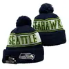 2026 Comercio Exterior Al por Mayor Nuevo Estilo Gorro de Punto con Pompón de Color Mixto, Gorro de Lana de Equipo de Fútbol, Jacquard de Doble Cara, Retro Artístico