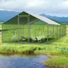 Galinheiro Grande Galinheiro Casa Gaiola de Criação Externa Gaiola para Pombos Gaiola para Pavões Gaiola para Coelhos Malha de Arame de Ferro Criptografada à Prova de Chuva para Exterior