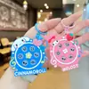 Llavero de Mini Tambor de Mano Musical Luminoso Creativo para Niños Juguete Divertido de Whack-A-Mole Colgante para Mochila Escolar Pequeño Regalo