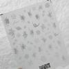 Magico iron 5D pegatinas de uñas en relieve pro escarchadas finas transparentes nuevas pegatinas de manualidades TS-3457 danza de hilo ligero
