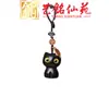 Cadena para Teléfono de Gato de Madera de Ébano, Accesorio de Gato Elegante de Palo de Rosa, Colgante Ruyi de Moneda de Cobre, Llavero de Coche Yiming Xianyuan, Colgante para Bolso