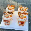 Decoración de Pastel de Halloween 2025 Calabaza Oso de Mantequilla Adorno Fantasma Feliz Fiesta Pegatina Disfraz Enchufe
