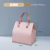 Bolsa Aislante Desechable de Tela No Tejida para Llevar Té de Leche Café Bebida Bolso de Embalaje Bolsa Aislante Impresión de Logotipo Listo para Entrega Mayoreo