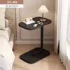 Mesita de noche Pequeño sofá de sala de estar Mesa auxiliar Mesa pequeña Mesa de noche simple Estantes de almacenamiento para mesita de noche de habitación de alquiler