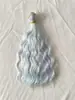 Peluca de Muñeca de Algodón 25cm Cabello Ondulado de Seda Suave con Degradado de Onda de Agua para Muñecas Bjd