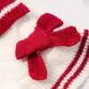 PETCIRCLE Ropa para Mascotas para Primavera y Otoño, Lindo Vestido de Punto Beige Transpirable con Lazo para Perros Pequeños y Cachorros