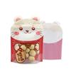 Bolsa Autoportante Autodiseñada de Dibujos Animados Panda Pequeño Hámster Mono Gato de la Suerte Comida Ardilla Leche Turrón Bolso Van