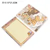 Garfield Gato Amarillo Pequeño Bloc de Notas de Clipboard A5 Desprendible, Cuaderno de Páginas de Color de Alta Estética, Cuaderno Rayado para Mensajes de Estudio Engrosado de 100g