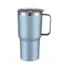 Taza personalizada nueva de 30 oz con forma de cintura, degradado, de acero inoxidable para coche, de doble capa, aislada al vacío, para exteriores, portátil, vaso para hielo