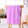 Toalla de Terciopelo Coral Color Sólido Toalla para Lavar la Cara Suave Absorbente Toalla de Baño Doméstica Toalla para Adultos Toalla de Baño Suministro Directo de Fábrica