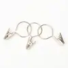 Clip para Cortina Engrosado Metal Dentado Anillo de Arrastre Anillo de Clip Clip para Cortina Clip para Cortina Accesorios de Gancho para Cortina