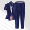 Conjunto de Traje Profesional para Mujer, Primavera y Verano, Adecuado para Joyerías, Recepcionistas de Hotel, Ropa Formal, Uniformes de Trabajo para Tiendas 4S, Viajes de Negocios