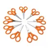 Tijeras Pequeñas Naranja-Rojo 9cm Acero Inoxidable Portátiles para Hilo Bordado Venda de Gasa Tijeras Accesorios para Botiquín de Primeros Auxilios Mini Tijeras para Estudiantes
