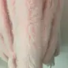 Tiras de Pelo de Coelho para Bordas de Roupas e Sapatos, Disponíveis em Várias Cores, com Pele de Coelho Sanduíche entre as Tiras de Pelo
