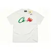Camiseta de marca de moda transfronteriza Corteiz con temática italiana para hombre, con un diseño de estilo callejero americano con estampado de grafiti en el pecho