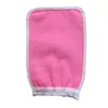 Toalla de baño casual colorida, guantes de baño esmerilados de doble cara, cuidado del baño, descontaminación, frotación de espalda, guantes de baño exfoliantes