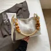 Nova Bolsa Grande de Estilo Chinês para Mulheres, Nova Bolsa de Ombro Versátil da Moda com Estilo Nacional, Bolsa Quadrada Pequena Tendência de Nicho para Sobrancelha