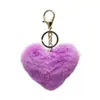 Suministro colgante de felpa en forma de corazón de amor, corazón de durazno, colgante en forma de corazón de pelo largo, bola de pelo de amor, colgante para coche, colgante para bolsa
