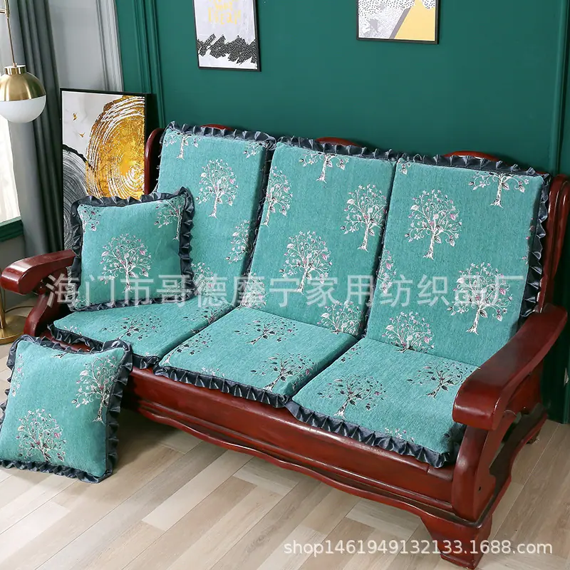 雪尼尔提花发财树青.JPG