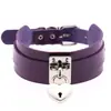 Collar de Metal con Candado de Doble Capa Punk Nuevo Europeo y Americano Collar Esclavo Bondage Tune Set de Cuello