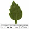 Pegatinas de tela transfronterizas, populares pegatinas de tela con hojas, nuevas pegatinas de parche planchables, pegatinas decorativas para ropa infantil, parche bordado