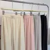 2026 Nuevos Pantalones Casuales de Moda Estilo Coreano con Cintura Elástica y Cordón para Mujer, Sueltos, Adelgazantes, Versátiles de Pierna Ancha