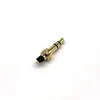 Enchufe de audio DC3.5 Enchufe DC3.5MM de tres secciones de 4.5 mm de grosor, conector macho dorado para placa trasera 3.5DC