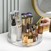 Estante de almacenamiento giratorio multifuncional para botellas de condimentos, estante de almacenamiento para cosméticos, bandeja para suministros de cocina, caja de almacenamiento para artículos diversos
