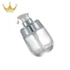 Em estoque atacado 30ml50ml frasco de vidro para loção frasco pequeno de pinguim base essência maquiagem creme engarrafado