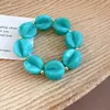 Collar Irregular de Perlas Acrílicas Transfronterizo Europeo y Americano, Cadena para Clavícula de Lujo Ligero y de Gama Alta, Collar de Moda Estilo Vacaciones para Mujer