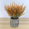Zhongyucalyptus Folha de Dinheiro Simulada Planta Simulada Sala de Estar Decoração Planta Verde Plástico Planta Aquática Planta Artificial Amazon