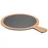 Prato de melamina com cabo criativo prato raso prato para bife prato para pizza prato para sashimi estilo coreano churrasco pratos ocidentais comercial