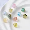 Cuentas de Estrella de Cinco Puntas Imitación Piedra Acrílico Transparente Manchado Accesorios Hechos a Mano para Cadena de Teléfono Móvil DIY Accesorios de Joyería con Cuentas