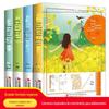Departamento de Livros de Literatura Inspiradora para o Crescimento Juvenil 4 livros para leitura extracurricular de alunos do ensino fundamental e médio atacado edição genuína