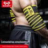 Protetores de cotovelo de fitness Proteção articular unissex Bright Push Power Lifting Elastic Band Squat Hard Pull Elastic Band