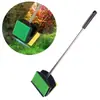 Cepillo de limpieza con esponja de mango largo transfronterizo, herramienta de limpieza para eliminación de algas de acuario, herramienta de limpieza de paredes interiores de vidrio, cepillo de doble cara para peceras