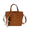 Design Niche Coreano Simples e Estiloso Bolsa de Trabalho para Mulheres Outono 2025 Nova Mini Bolsa Transversal de Balde Pequena Quadrada