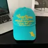 Más fácil para Combinar Gorra de Béisbol con Visera Ancha Bordada de Oso Polar que Muestra la Cara Gorra de Béisbol Pequeña Circunferencia de Cabeza Grande Gorra de Béisbol de Moda