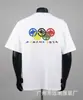 2026 Verão Unissex Cort Alcatraz Caimento Solto Camiseta Manga Curta Masculina Logo Carta Camiseta Jovem Casual Manga Curta