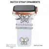 Adecuado para hebilla de Apple Watch Correa de silicona con banda de reloj incrustada de diamantes Hebilla de pasador de diseño original para iWatch