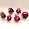 Material para Aretes de Rosa con Pegamento, Cabeza de Flor Seca Real, Joyería Súper Hada de Rosa, Accesorios para Uñas Ojo de Oveja