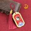 Token Colgante de Montaña Taoísta de Cobre Estilo Antiguo Llavero de Coche Accesorio Insignia Tai Chi Venta al por Mayor