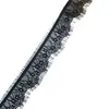 Ribete de encaje de pestañas de un solo lado, fabricante 2017, 100% nailon, no elástico, 5 CM, utilizado como adorno decorativo para ropa y dobladillos de faldas