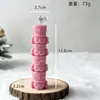 Vela Perfumada de Soldado de Nogal Navideño Creativo Transfronterizo en Capas, Vela Decorativa Atmosférica, Regalo de Decoración Festiva