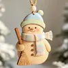 Adornos Navideños Populares Transfronterizos, Artesanías de Madera, Pequeños Regalos, Suministros para Decoración Navideña de Fiestas en Casa